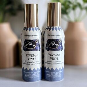 2 Vintage Vinyl Concentrated Room Sprays by Bath and Body Works